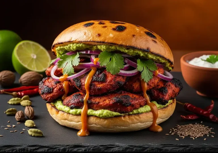 Tandoori Chicken Naan Buns