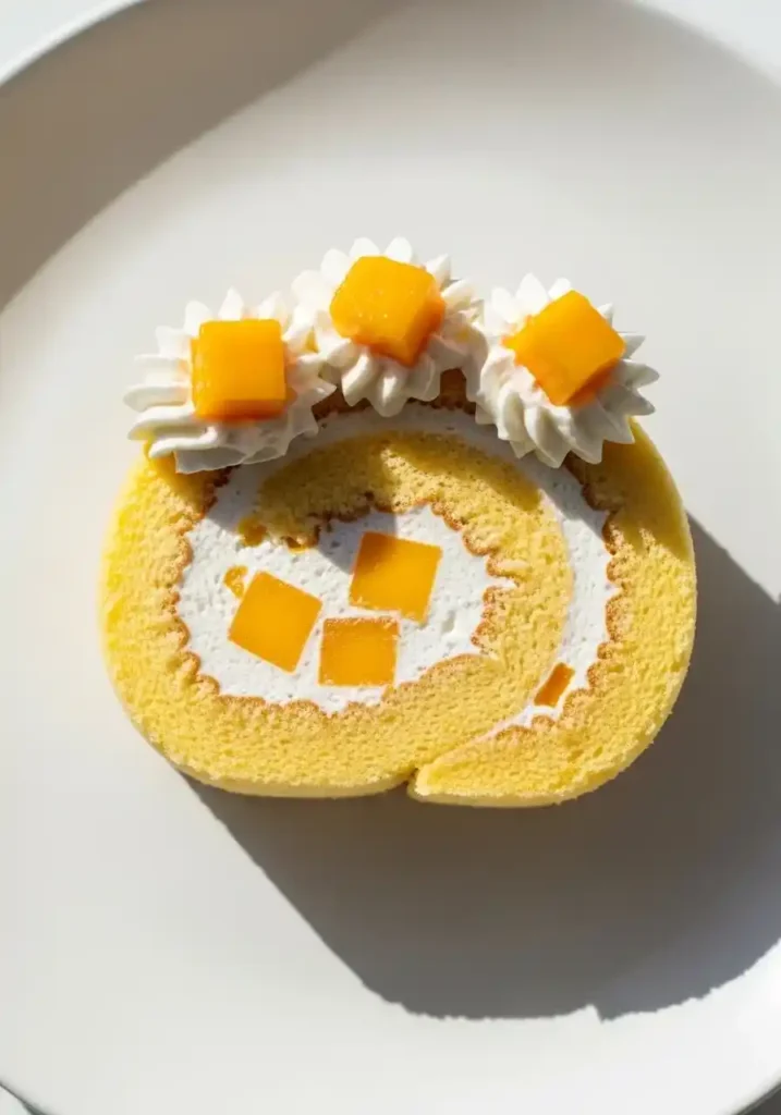 Mango Chantilly Swiss Roll