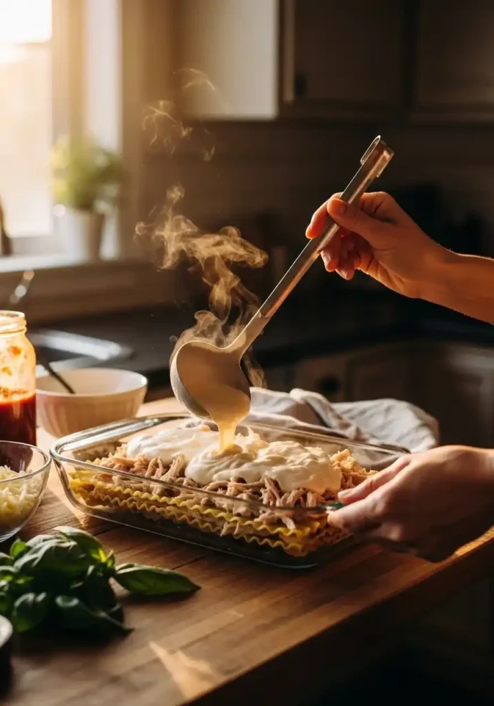 Chicken Alfredo Lasagna