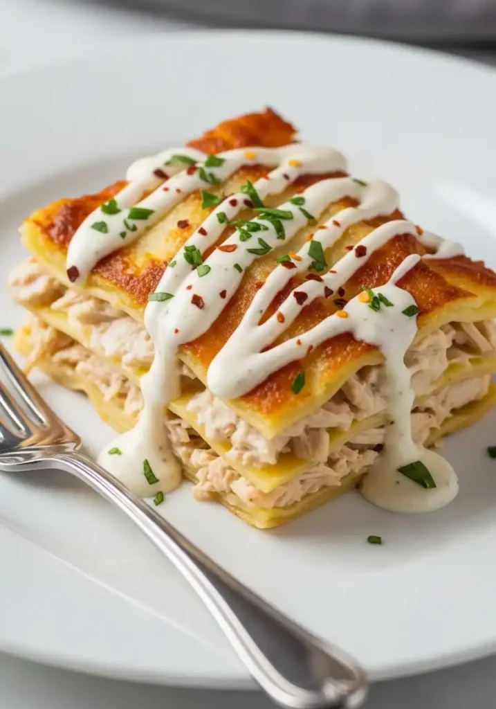 Chicken Alfredo Lasagna