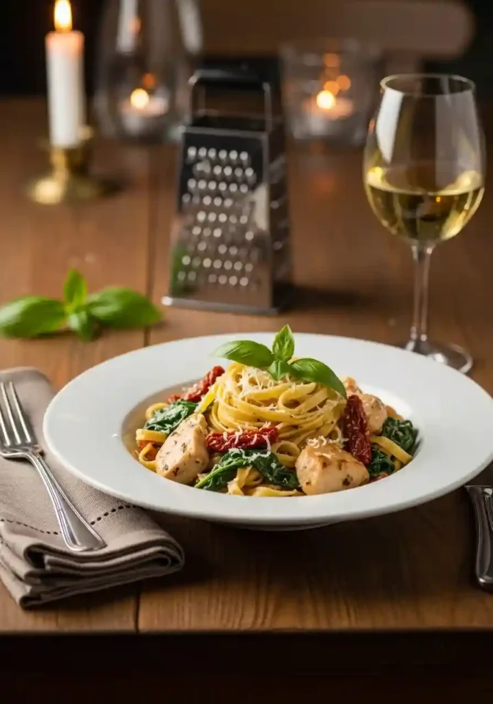 Tuscan Chicken Pasta 