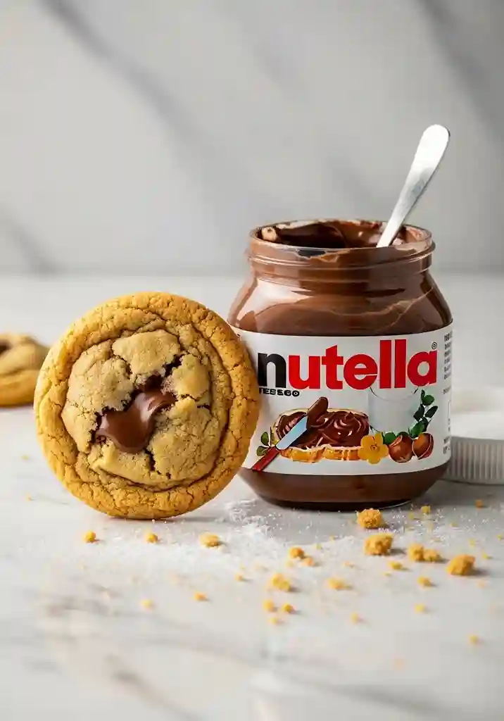 3 Ingredient Nutella Cookies