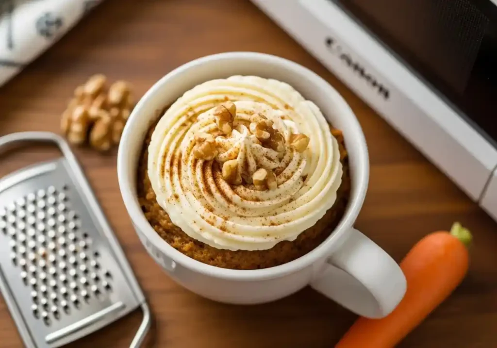 Carrot Mug Cake: Quick, Moist & Ready in 5 Minutes