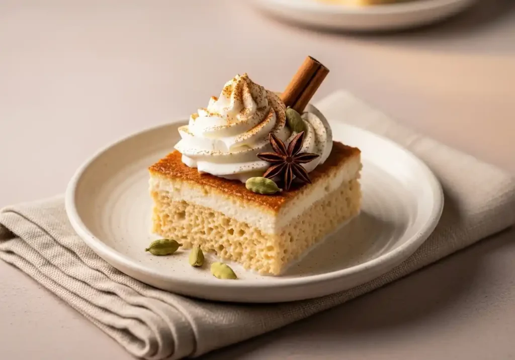 No Bake Chai Tres Leches Cake