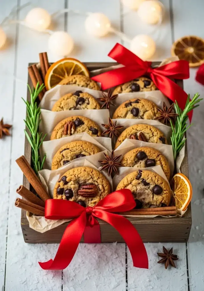 Salted Caramel Pecan Chocolate Chip Cookies