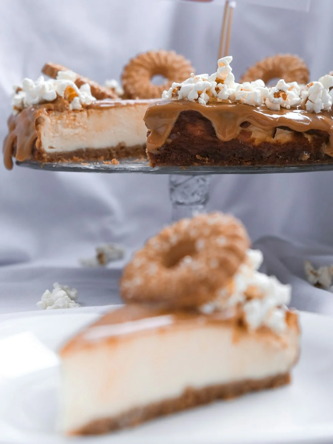 biscoff salted caramel cheesecake