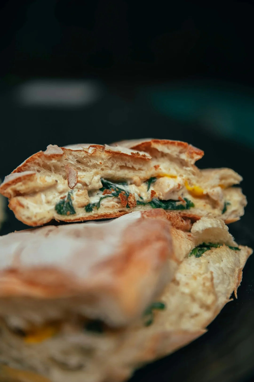 easy chicken alfredo flatbread