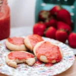 strawberry cheesecake cookies