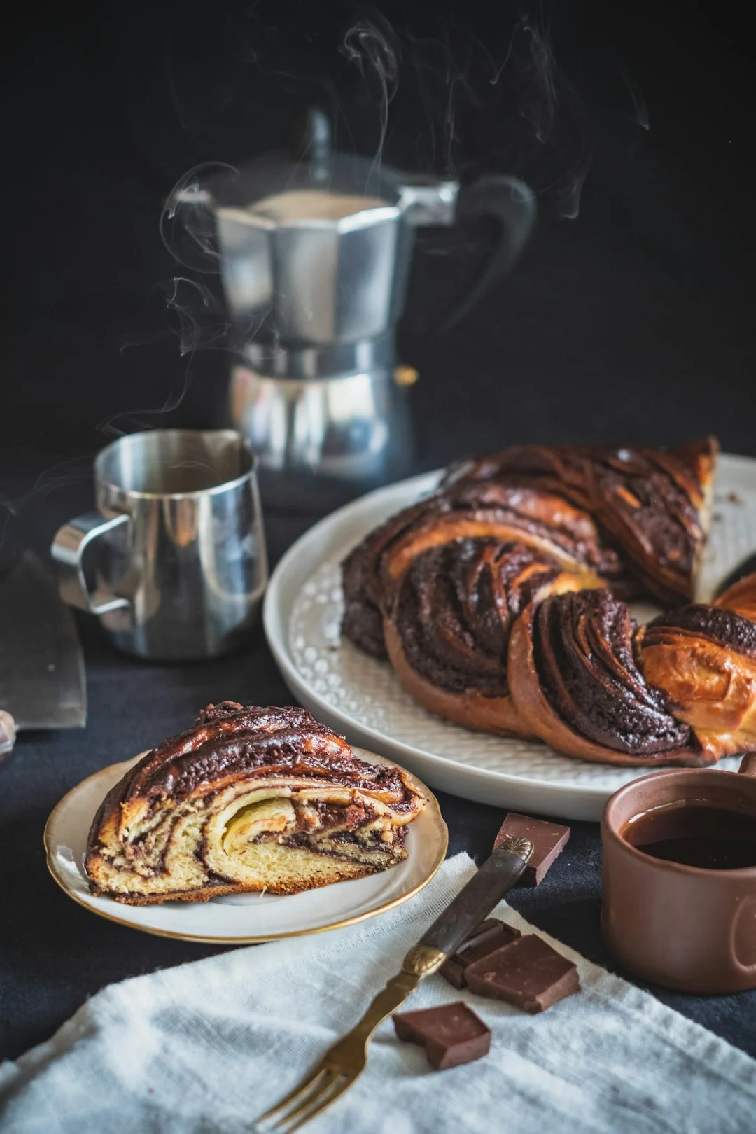 super soft chocolate espresso rolls