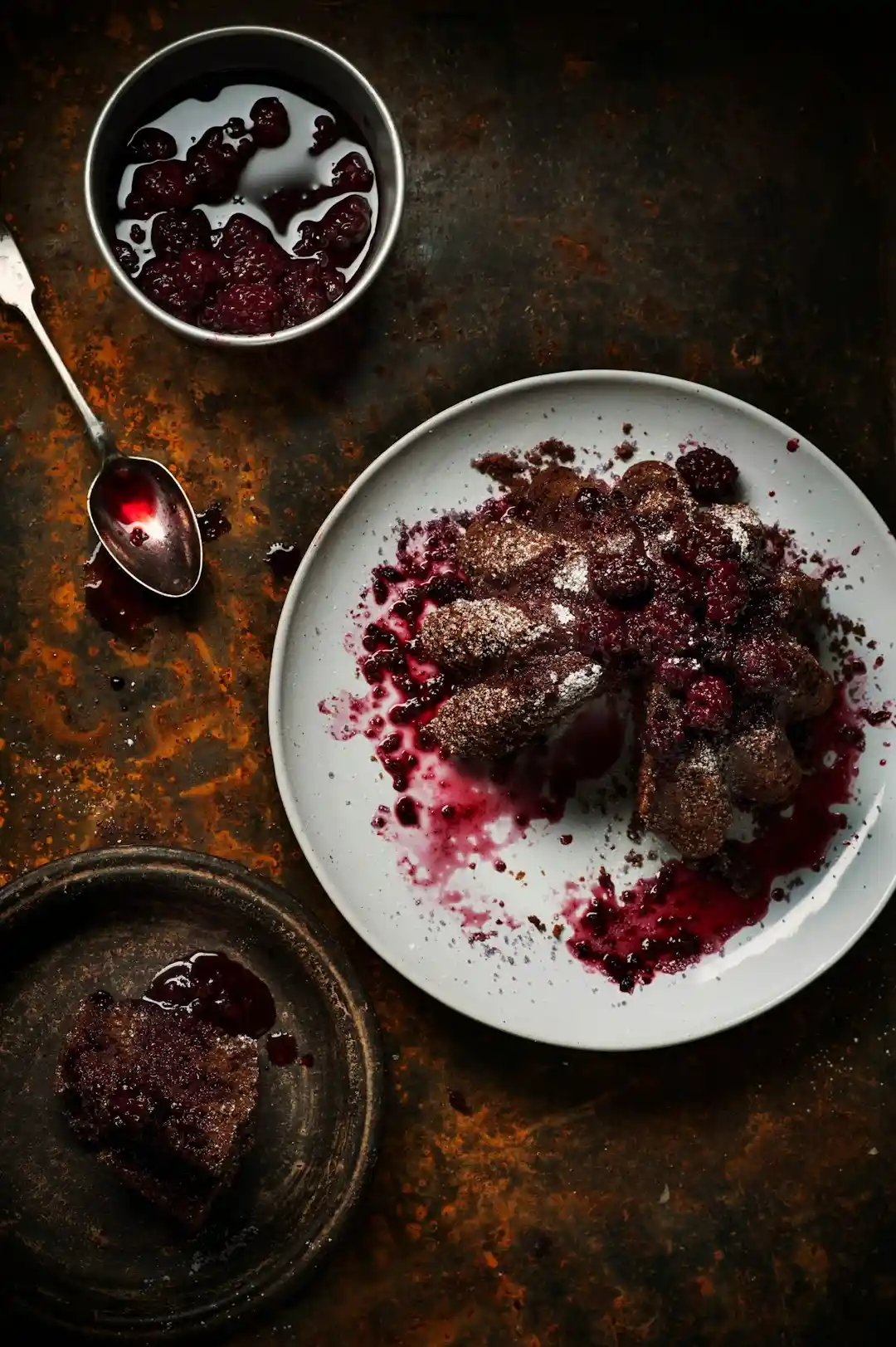 easy chocolate bread pudding