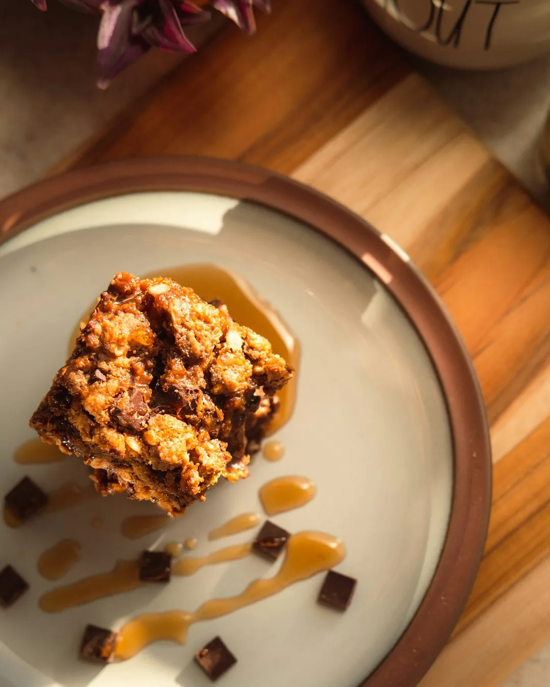 easy chocolate bread pudding