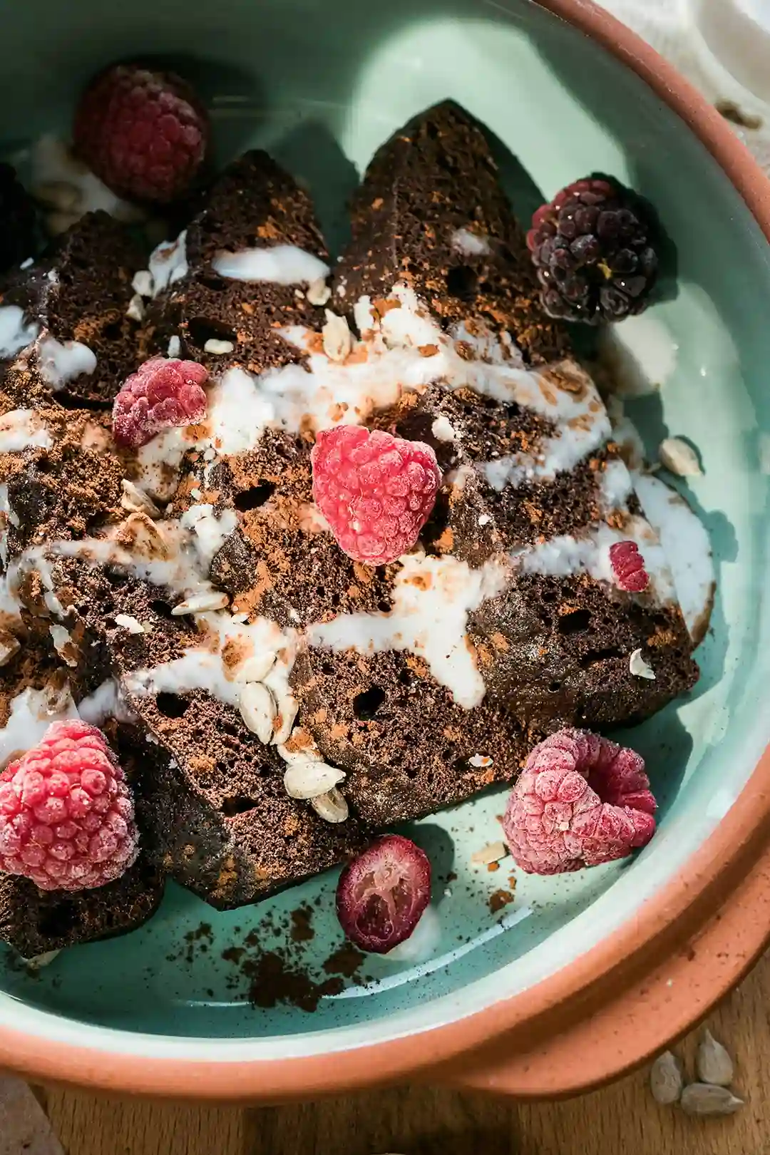 easy chocolate bread pudding