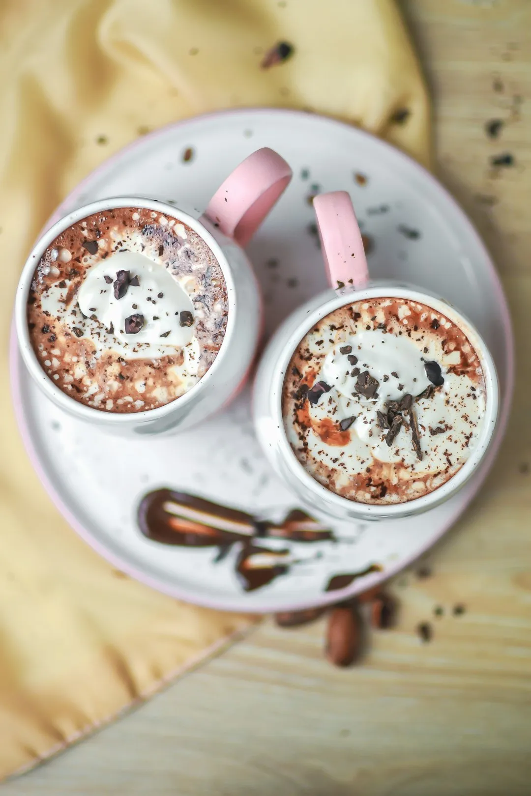 hot chocolate mug cakes for two