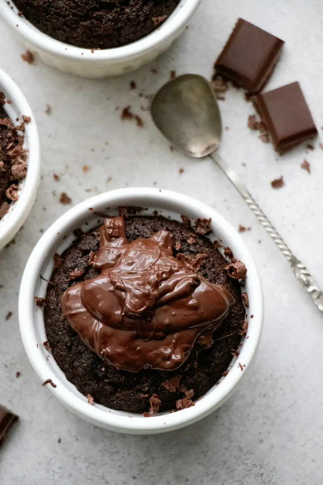 hot chocolate mug cakes for two