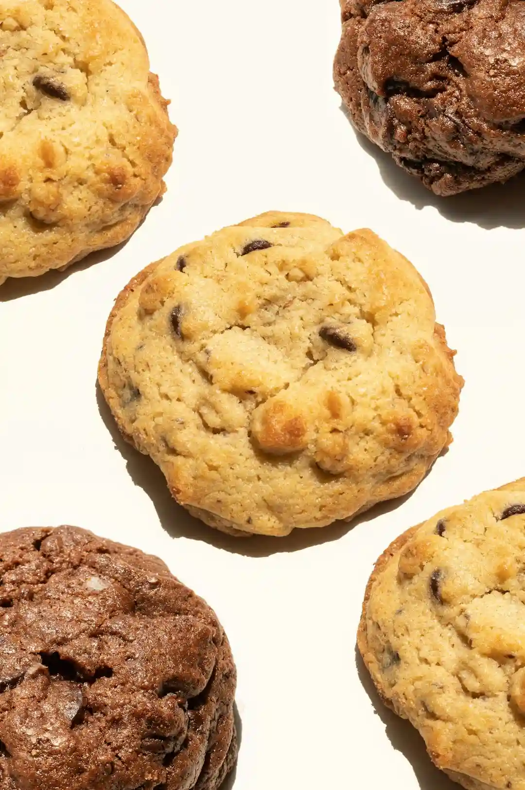 fudgy double chocolate chip cookies