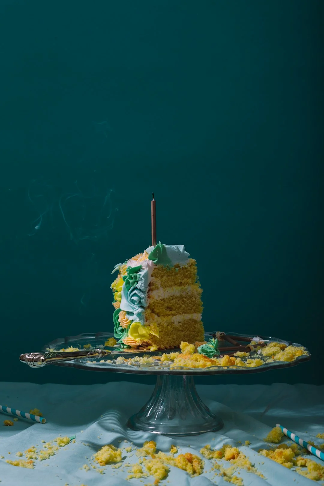 mango cream chiffon cake