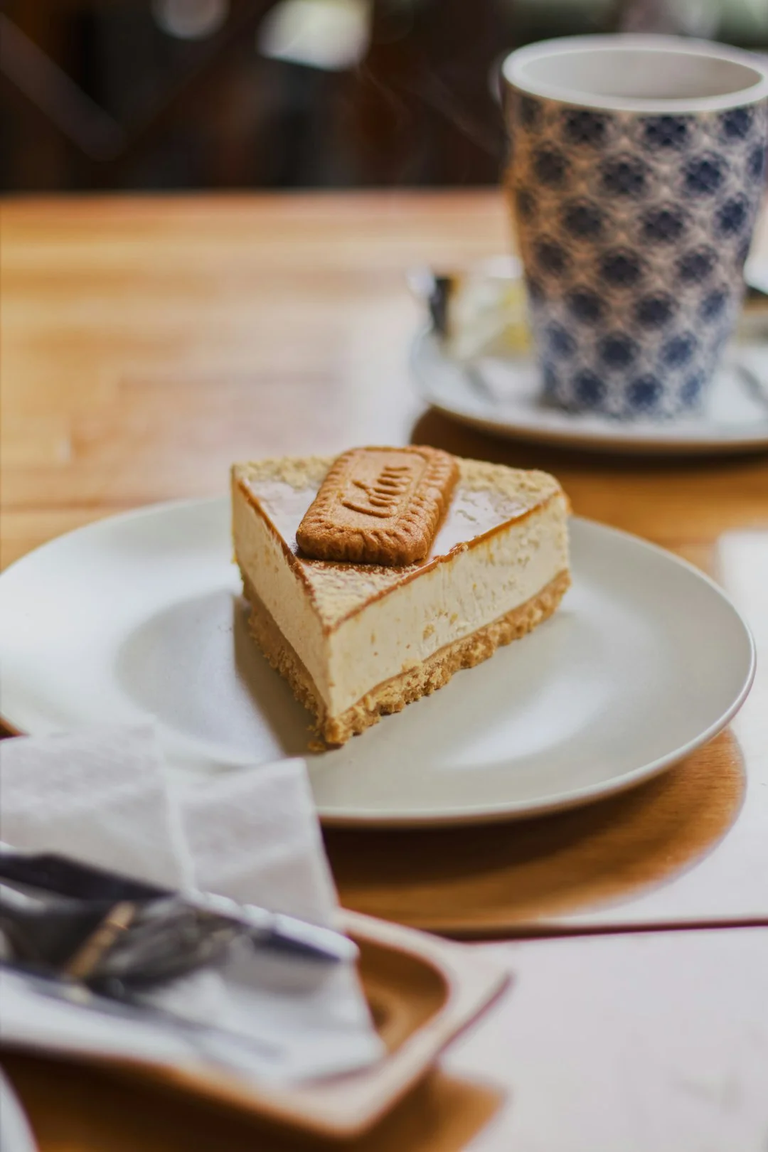 Biscoff cheesecake jars -- Doneness Cue: The Cake Is Set When the Surface Feels Firm to the Touch Biscoff cheesecake jars